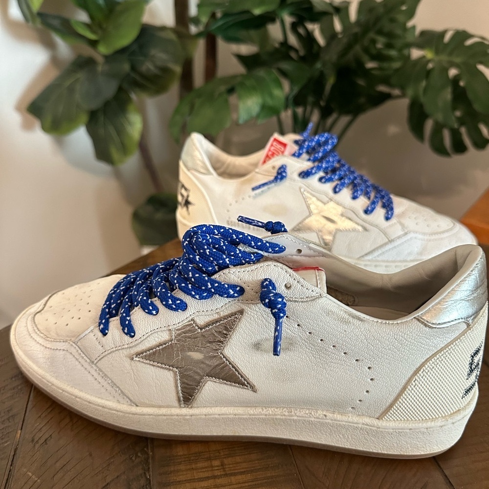 Golden Goose limited edition ball stars in white